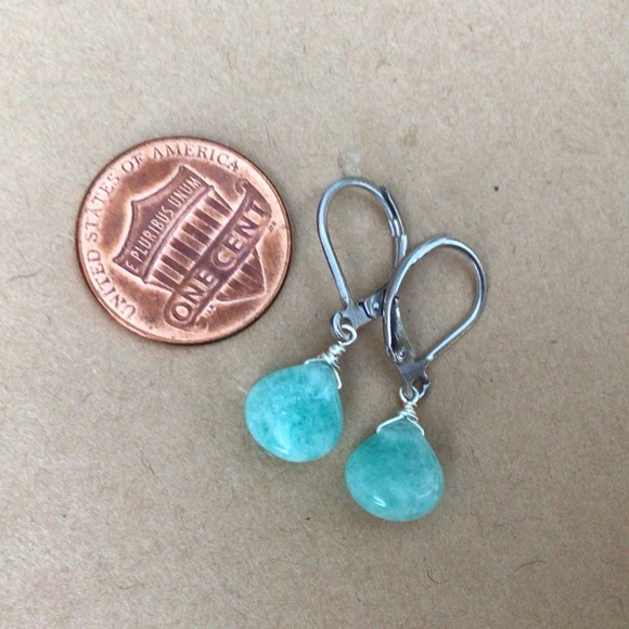 Amazonite Earrings Artisan Sundance Charm - Picture 5 of 7